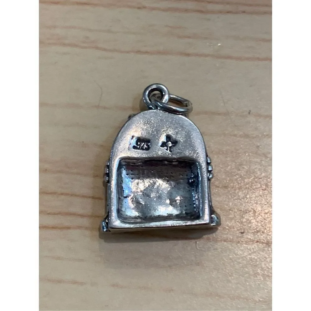 .925 Jukebox Sterling Silver Jewelry Charm #music #dance